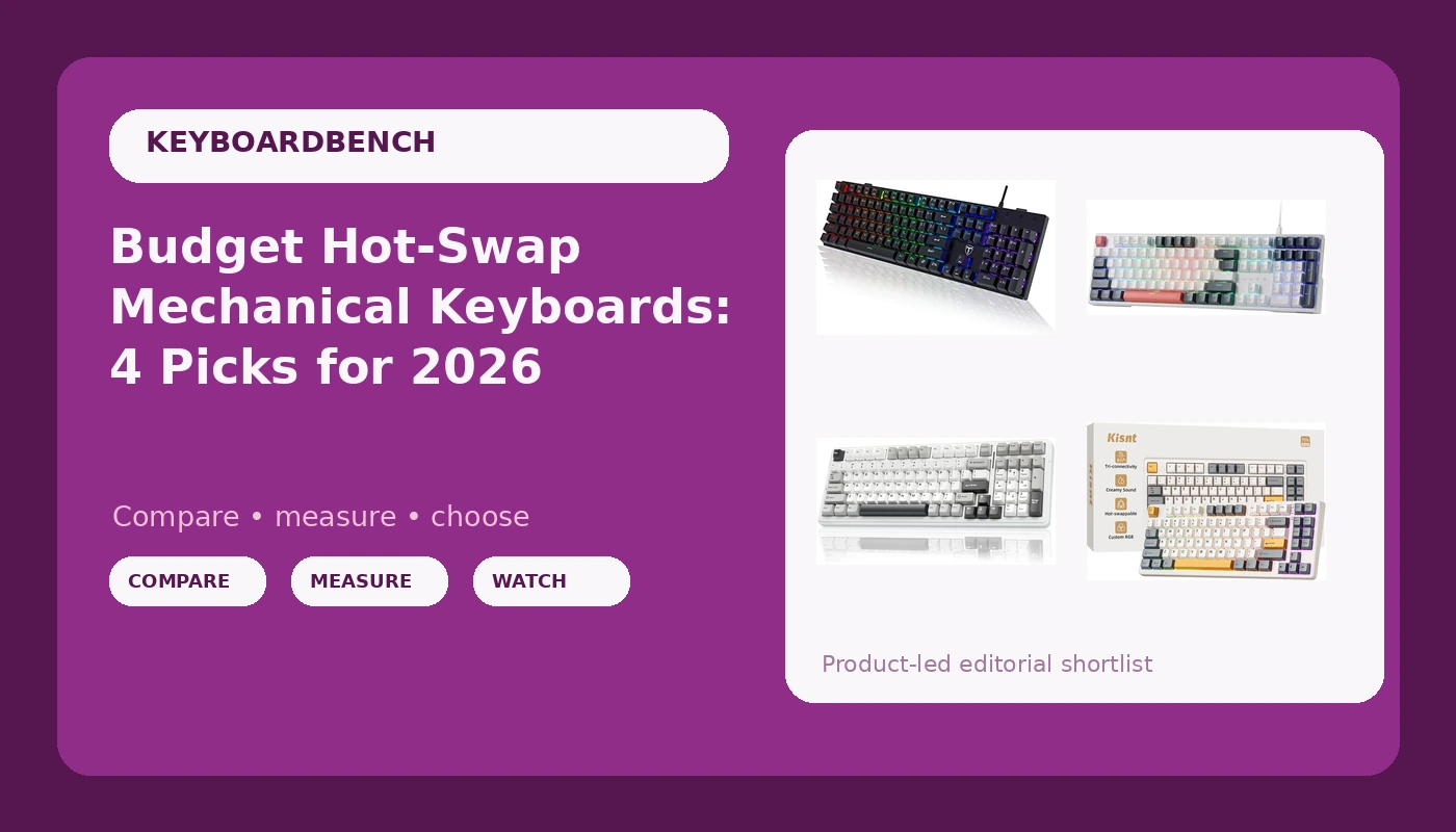 Budget Hot-Swap Mechanical Keyboards: 4 Picks for 2026