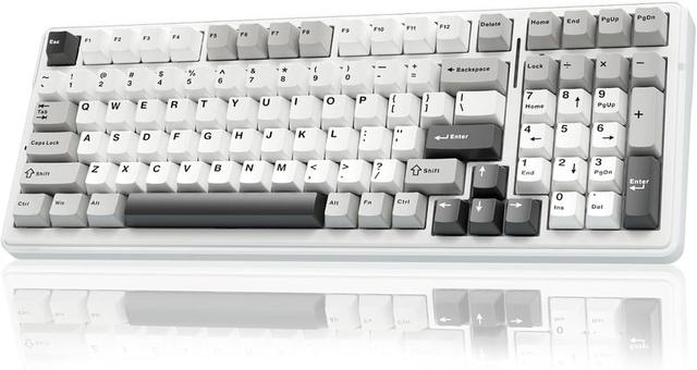 AULA F99 Wireless Mechanical Keyboard,Tri-Mode BT5.0/2.4GHz/USB-C Hot Swappable Custom Keyboard,Pre-lubed Linear Switches,RGB Backlit Computer Gaming Keyboards for PC/Tablet/PS/Xbox